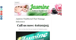 Desktop Screenshot of jasminetraditionalthaimassage.com